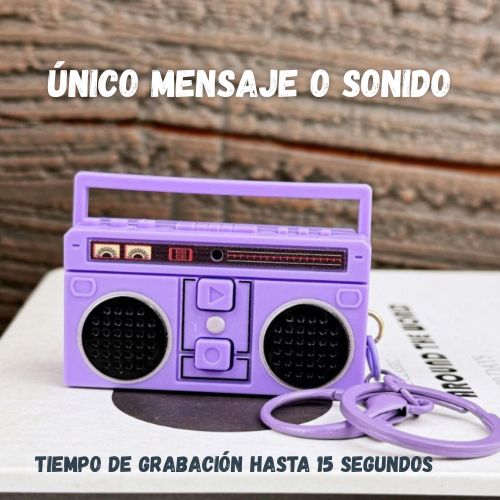 Llavero Grabadora Recclipy 📻